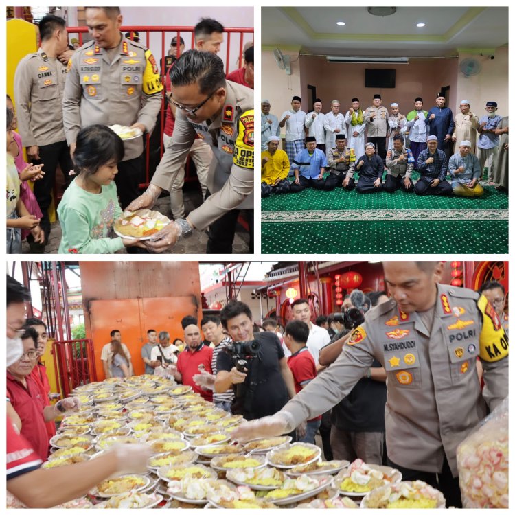 Momentum Bulan Ramadhan: Polres Metro Jakarta Barat dan Polsek Jajaran Tingkatkan Kualitas Iman dan ketaqwaan serta Tebar Kepedulian