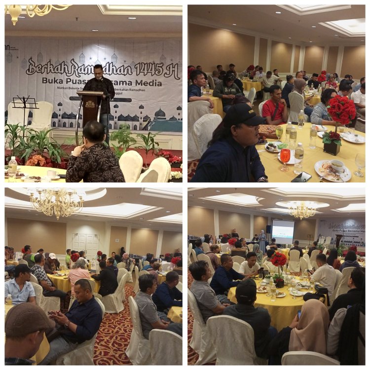 Semarak Bukber PLN dan Rekan Media Batam di Harmoni One