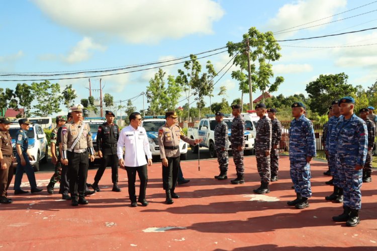 Operasi Ketupat Seligi 2024, Polres Bintan Laksanakan Apel Gelar Pasukan