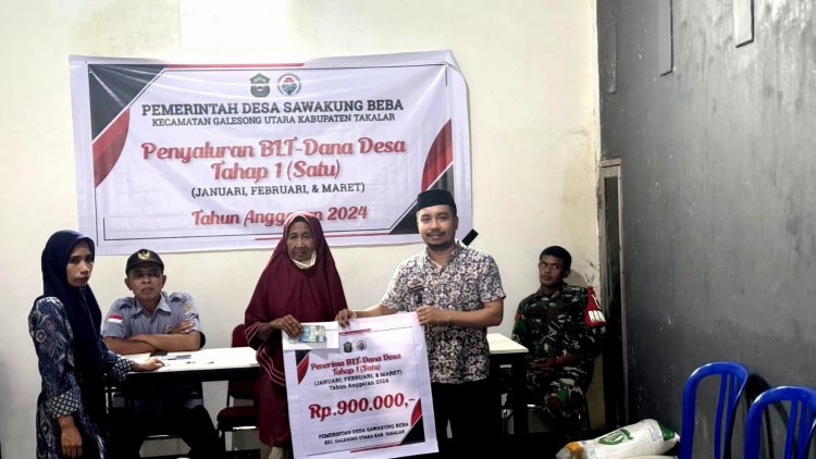 Takalar Terima Dukungan Ekonomi Melalui BLT-DD di Desa Sawakung Beba