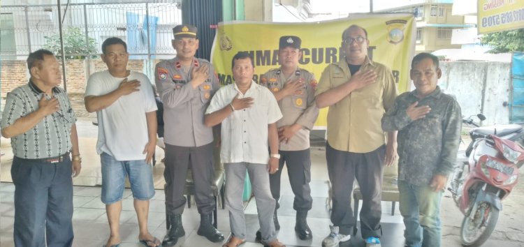 Kegiatan Jumat Curhat Polsek Batu Ampar bersama Warga Kelurahan tanjung Sengkuang kec.Batu ampar