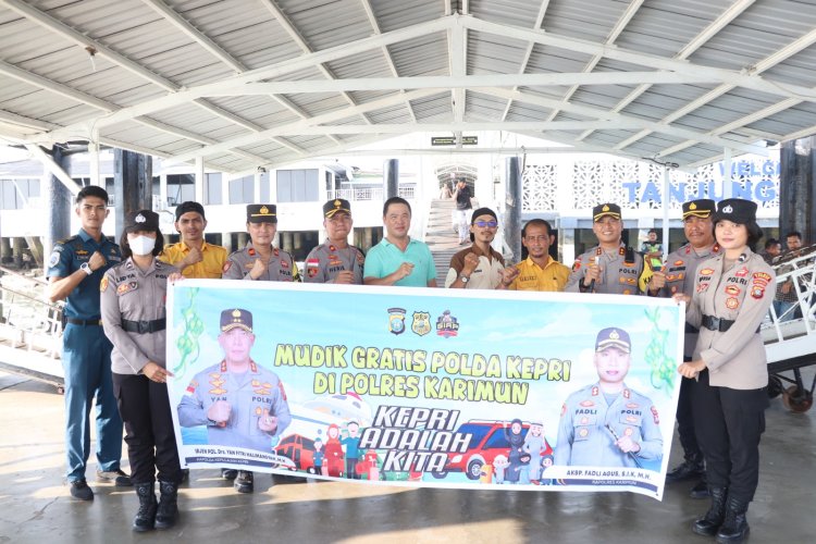 Program Mudik Gratis Polda Kepri Di Polres Karimun Tujuan Batam