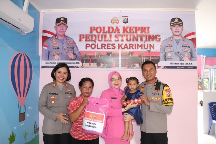 Polres Karimun Peduli Pencegahan Stunting Pada Balita