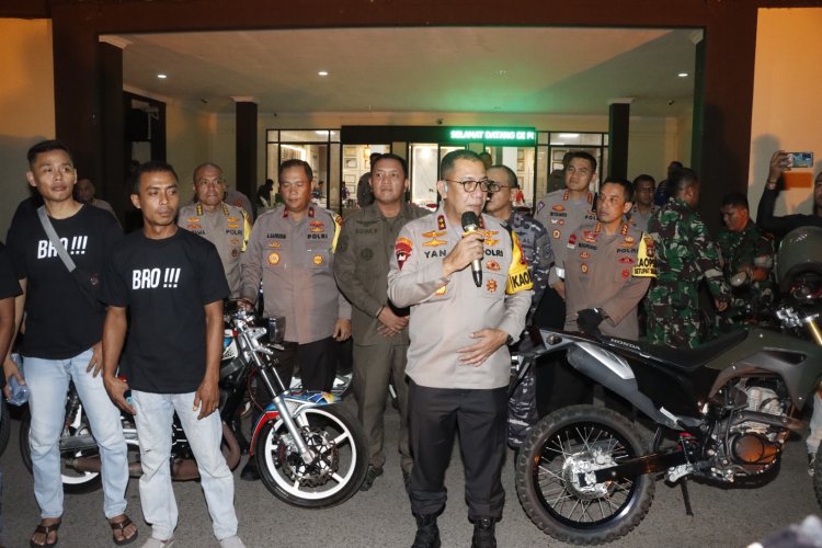 Kapolresta Barelang Dampingi Kapolda Kepri Laksanakan Patroli Takbiran Bersama Komunitas Motor Berkomitmen Menjaga Kepri