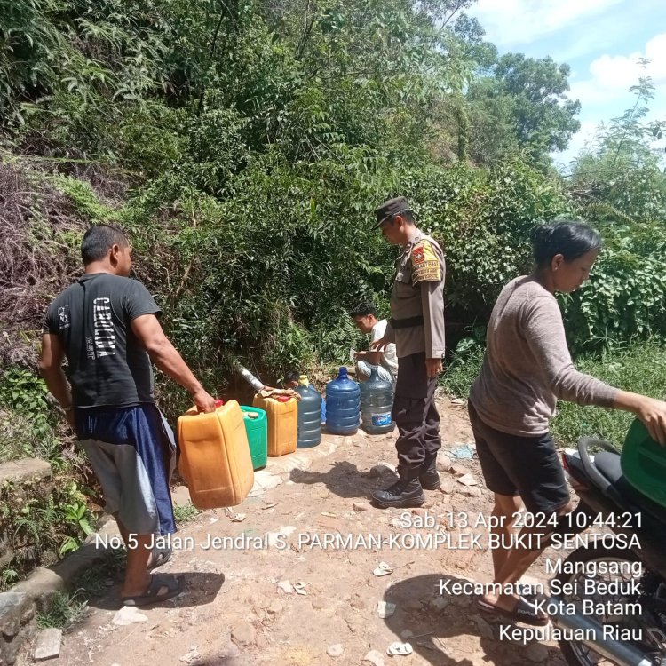 Batara Biru Polsek Sungai Beduk laksanakan patroli dan sambang dialogis berikan rasa aman, Cegah Tindak Kriminal