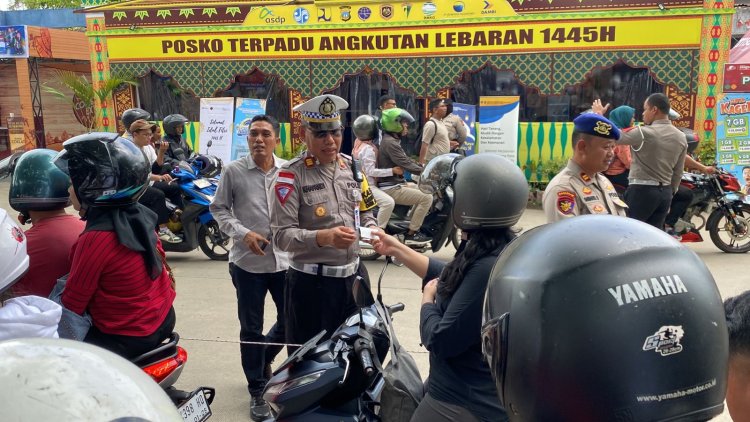 Sebanyak 150 Pemudik Dapat Tiket Balik Gratis Hari Ini Dari Polres Bintan