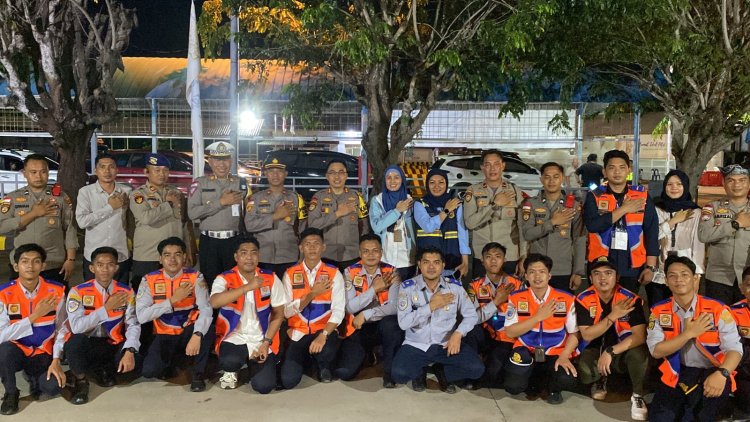 Kapolres Bintan Pantau Langsung Arus Balik Hingga Dini Hari