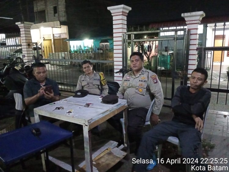 Batara Biru Polsek Sungai Beduk laksanakan patroli dan sambang dialogis berikan rasa aman, Cegah Tindak Kriminal