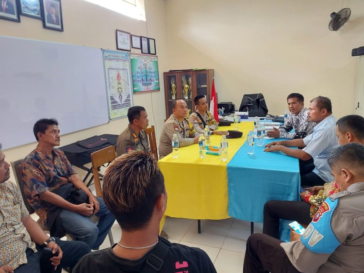 Kapolsek Batu Aji Mediasi Permasalahan Yayasan Yos Sudarso Sebagai Pemilik Lahan Dengan Warga Kampung Harapan