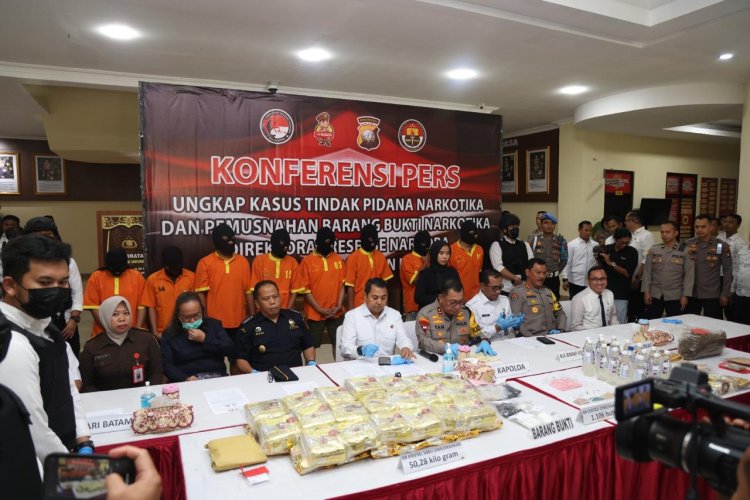 Penyelidikan Mendalam: Polda Kepri Ungkap Kasus Narkotika Selama Januari – April 2024