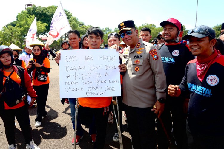 PERINGATAN HARI BURUH TAHUN 2024 DI BATAM KEPRI KONDUSIF: KAPOLDA KEPRI BERSAMA SERIKAT PEKERJA RAYAKAN MAYDAY