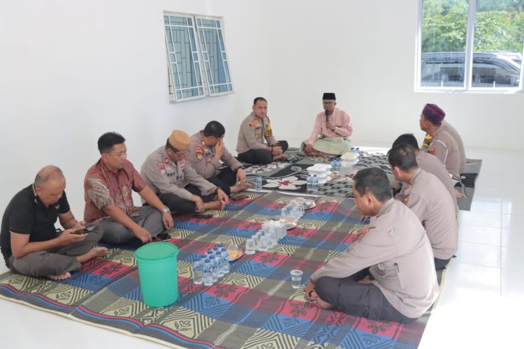 Tempati Gedung Baru, Satlantas Polres Lingga Gelar Do'a Bersama