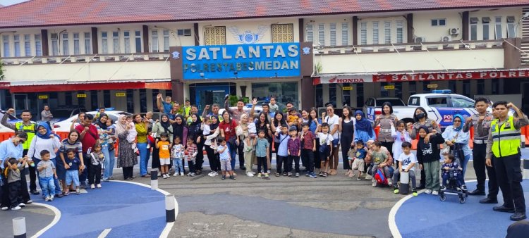 Polisi Sahabat Anak: Edukasi Tertib Berlalu Lintas Sejak Dini untuk Generasi Muda Medan