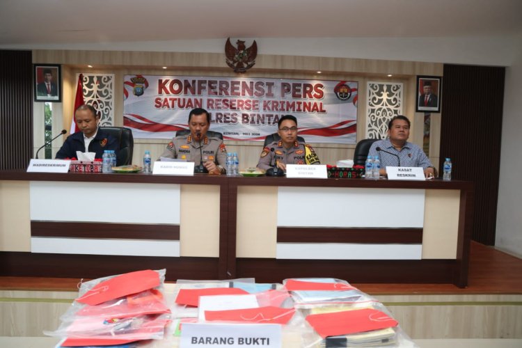 Kasus Pemalsuan Surat Terus Berlanjut, Polda Kepri Lakukan Konferensi Pers