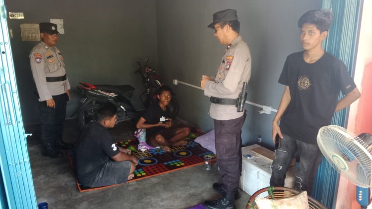 Peran Aktif, Satbinmas Polres Karimun Sosialisasi Maraknya Remaja Ngelem Dan Bahaya Narkoba