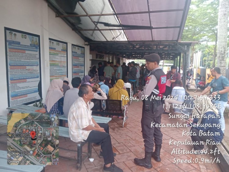 Patroli Di Siang Hari, Batara Biru Sekupang Himbau Petugas Parkir