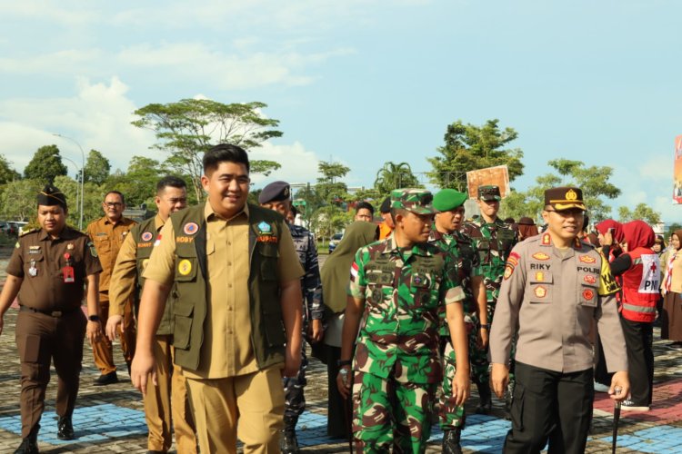 Kapolres Bintan Hadiri Apel Kesiapsiagaan Tingkat Kabupaten Bintan