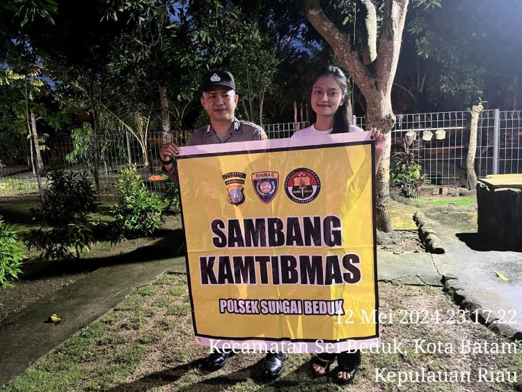 Polsek Sungai Beduk kembali Giat Batara Biru, Berhasil Cegah Tindak Kriminal Melalui Patroli dan Dialogis