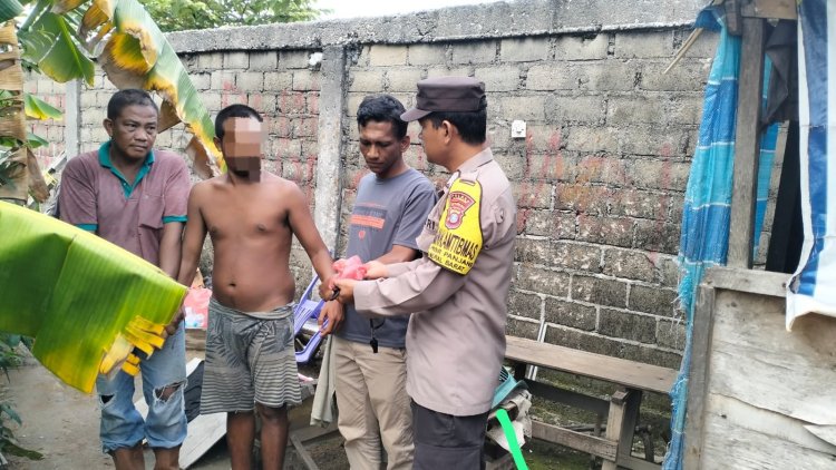 Mabuk Lem dan Meresahkan, 2 Orang Diamankan Polsek Meral