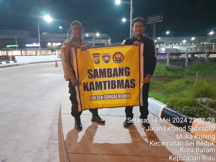 Batara Biru Polsek Sungai Beduk laksanakan patroli dan sambang dialogis berikan rasa aman, Cegah Tindak Kriminal