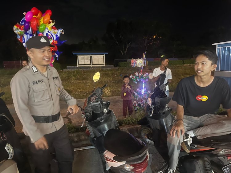 Patroli Cipkon Polsek Sungai Beduk, Cegah Aksi Kejahatan Dan Sampaikan Himbauan Kamtibmas