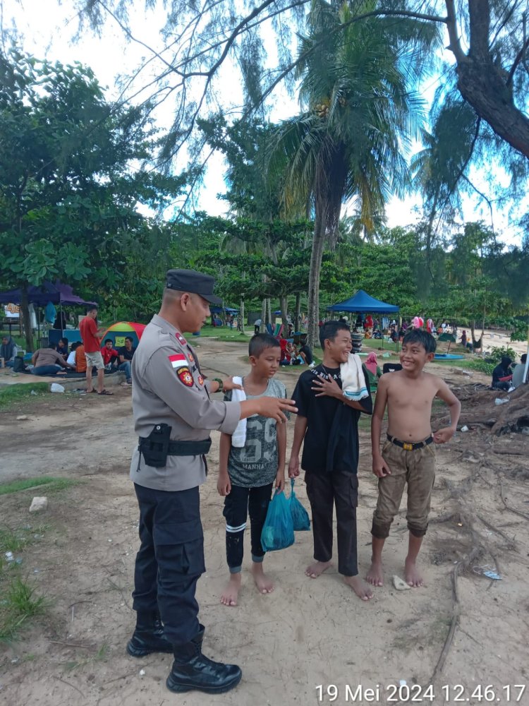 Batara biru Sekupang himbau secara humanis di tempat wisata yang ada di Wilayah Sekupang