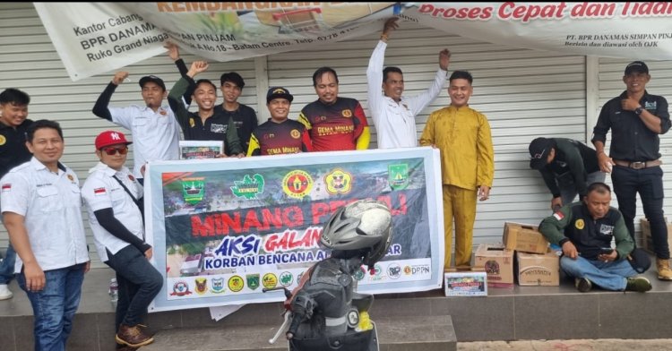 Gema Minang Kota Batam Galang Dana untuk Korban Bencana Alam Sumbar