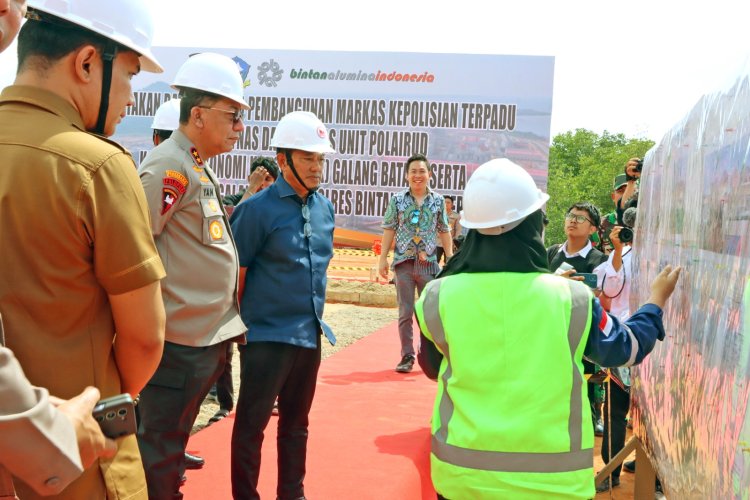 Kapolda Kepri Resmikan Pembangunan Markas Kepolisan Terpadu Dan Polsubsektor Galang Batang