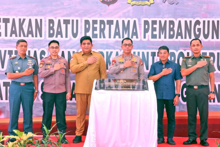 Kapolda Kepri Resmikan Pembangunan Markas Kepolisan Terpadu Dan Polsubsektor Galang Batang