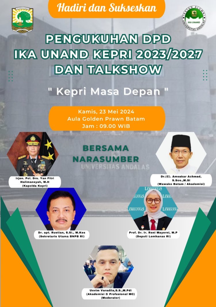 Semangat Baru IKA Unand Kepri: Menggerakkan Potensi Alumni untuk Pembangunan Daerah