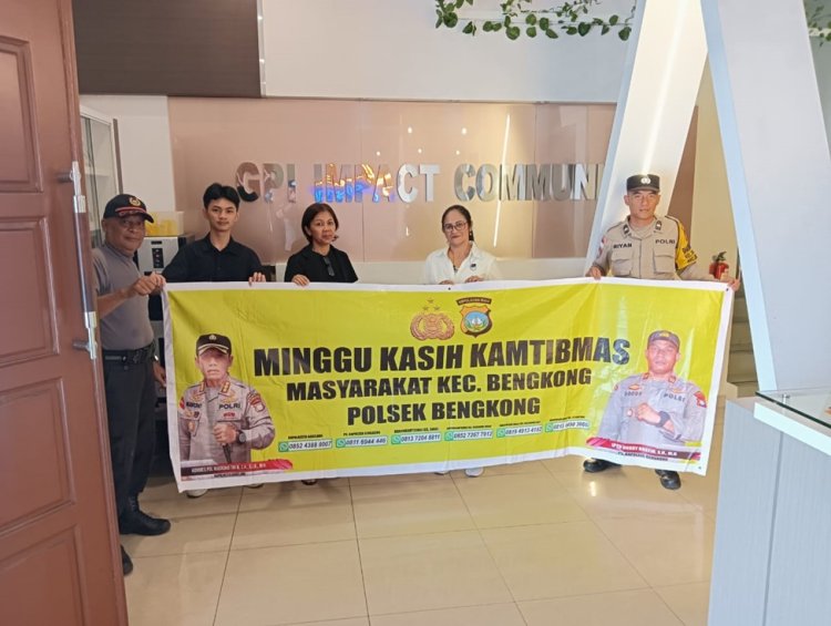 Kegiatan Minggu Kasih Kamtibmas oleh Polsek Bengkong di Gereja GPI Impact Community