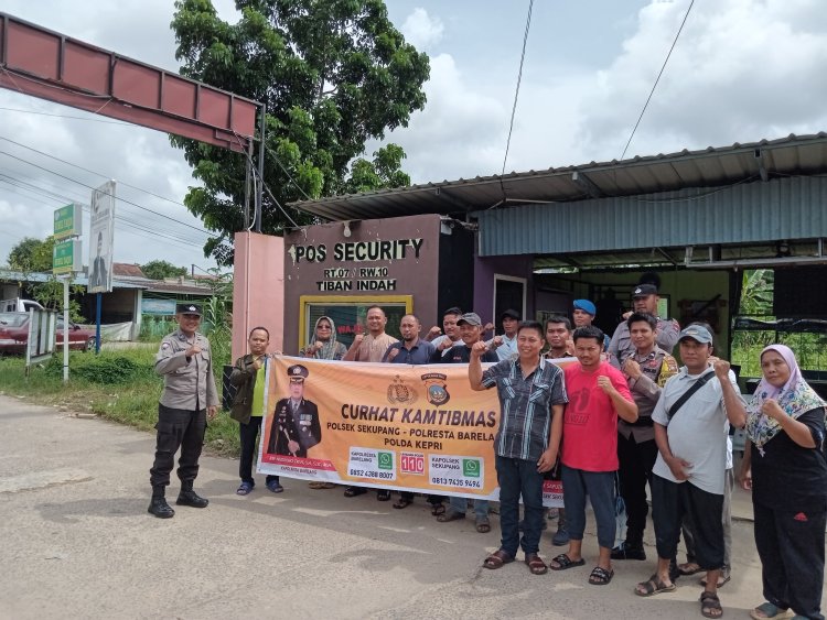 Berikan Solusi Permasalahan, Polsek Sekupang Laksanakan Jumat Curhat Kamtibmas