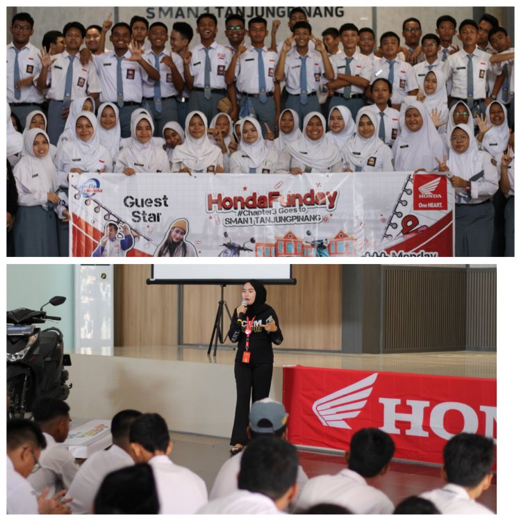 Honda Funday Chapter 3: Edukasi dan Hiburan Menyatu di SMAN 1 Tanjungpinang