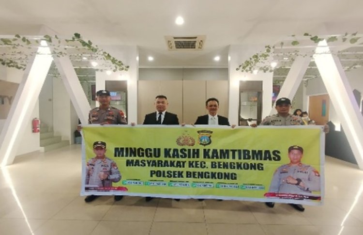 Polsek Bengkong Gelar Minggu Kasih Kamtibmas di Gereja GBI Tabgha