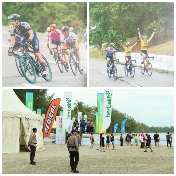 Event Bintan Triatlhon 2024 Berjalan Aman dan Lancar, Terima Kasih Polres Bintan