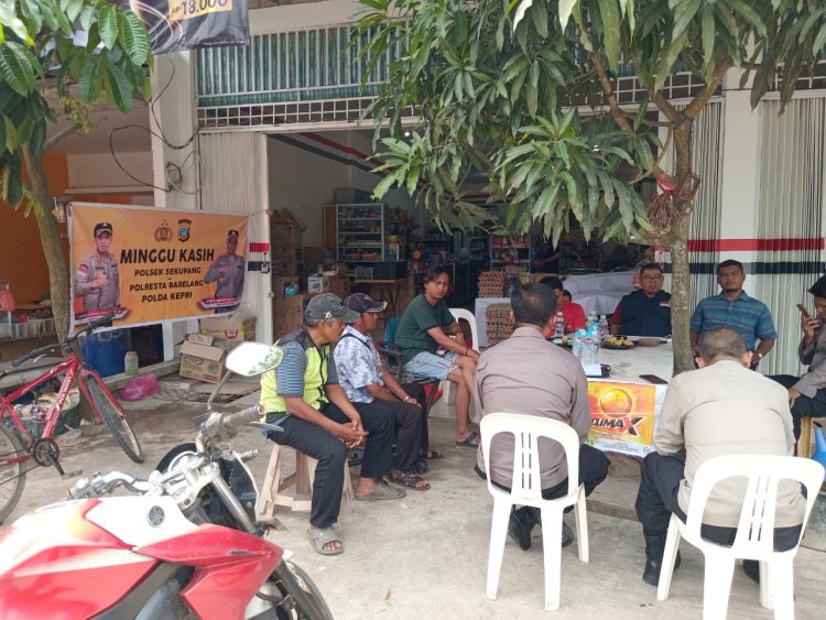 Kapolsek Sekupang Laksanakan Minggu Kasih Sebagai Upaya Ciptakan Kondusifitas Kamtibmas