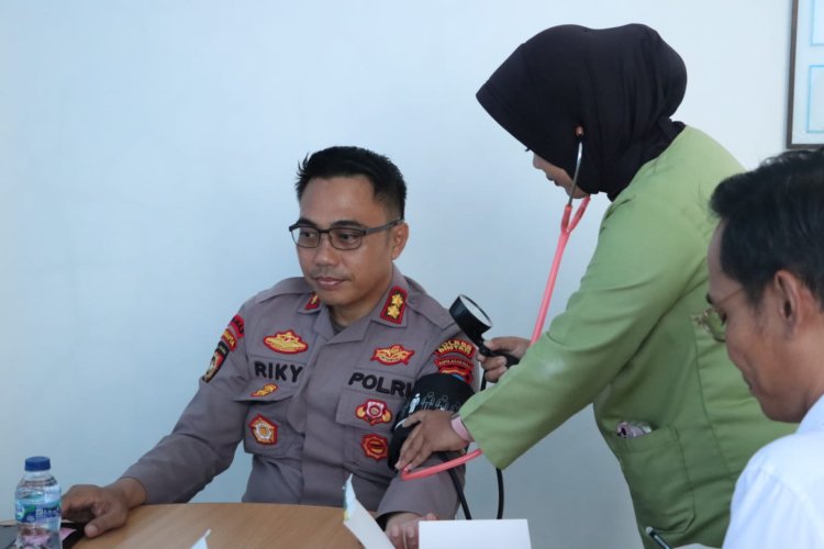 Aksi Sosial Polres Bintan Dalam Rangka Hari Bhayangkara Ke-78, Laksanakan Donor Darah