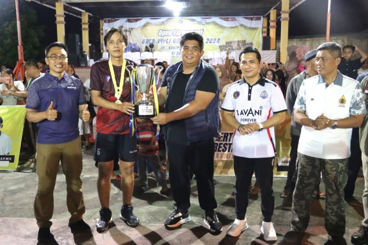 Polres Bintan Menyala, Raih Juara 1 Turnamen Bola Voli Bupati Bintan Cup