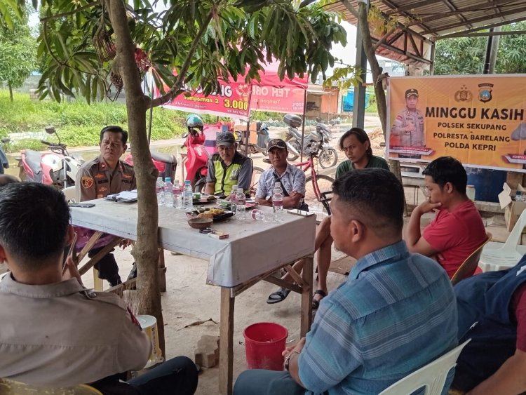 Polsek Sekupang laksanakan Minggu Kasih Bersama Warga