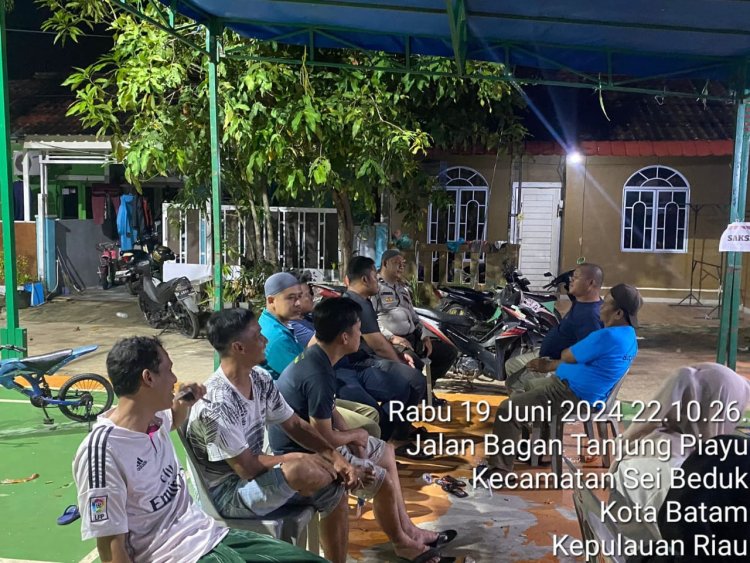 Batara Biru Polsek Sungai Beduk laksanakan patroli dan sambang dialogis berikan rasa aman, Cegah Tindak Kriminal