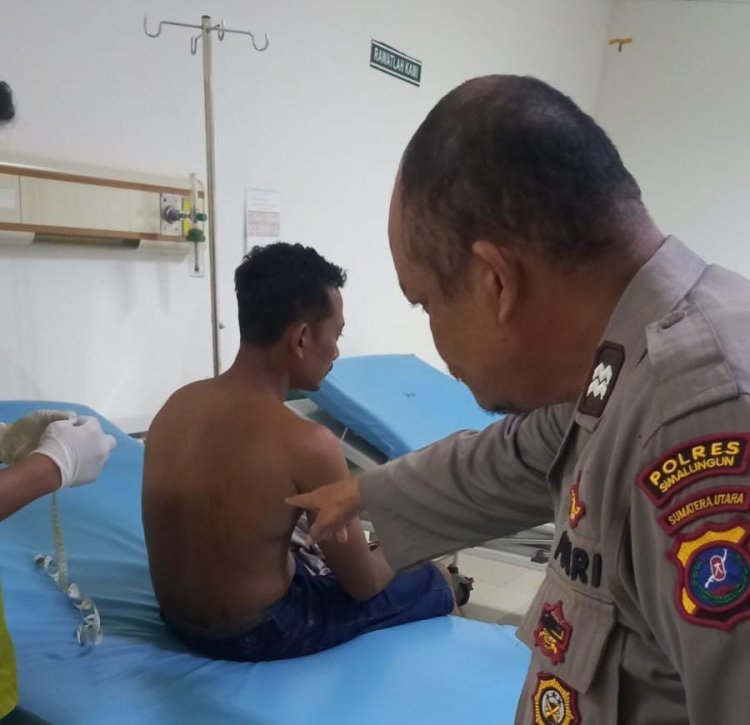 Polsek Perdagangan Resor Simalungun Gercep Amankan Pelaku Pengeroyokan di Kelurahan Kerasaan I