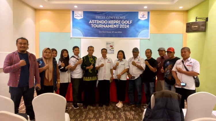 Panitia Pelaksana ASTINDO Kepri Golf Tournament 2024 Sukses Gelar Jumpa Pers di Zest Hotel Harbourbai