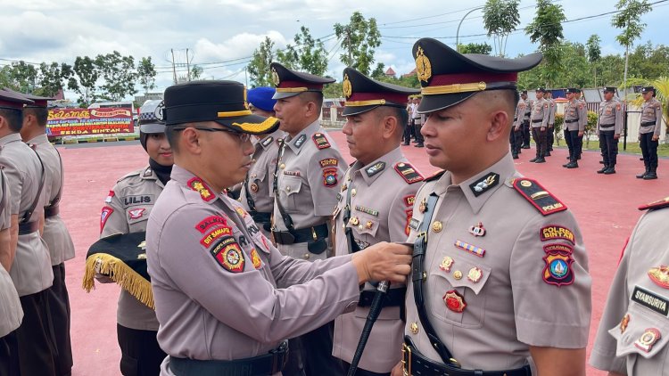 Rotasi Jabatan: Pejabat Utama dan Kapolsek Polres Bintan Alih Tugas