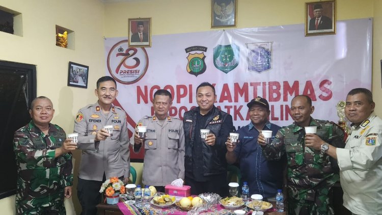 Polsek Pademangan Jakarta Utara Gelar Ngopi Kamtibmas untuk Serap Aspirasi Warga