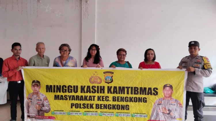 Kegiatan Minggu Kasih Kamtibmas di HKBP Estomihi, Bengkong