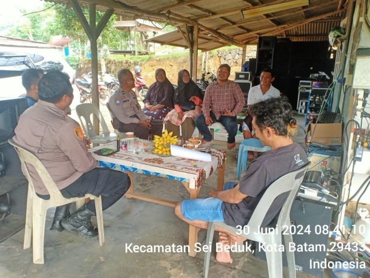 Polsek Sungai Beduk Gelar Minggu Kasih Bersama Masyarakat Mangsang Kebun