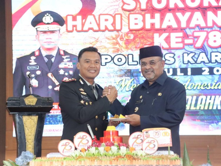 Puncak Hari Bhayangkara Ke-78, Polres Karimun Gelar Upacara dan Syukuran