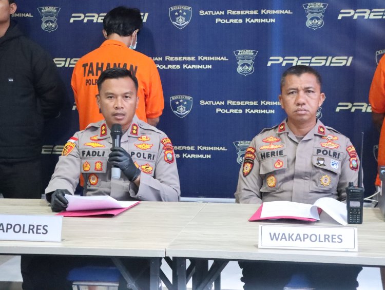 Satreskrim Polres Karimun Berhasil Amankan 2 Pelaku Kasus Uang Palsu