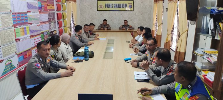 Polda Sumatera Utara Gelar Latpraops Patuh Toba 2024 Secara Virtual, Polres Simalungun Siap Wujudkan Tertib Berlalu Lintas