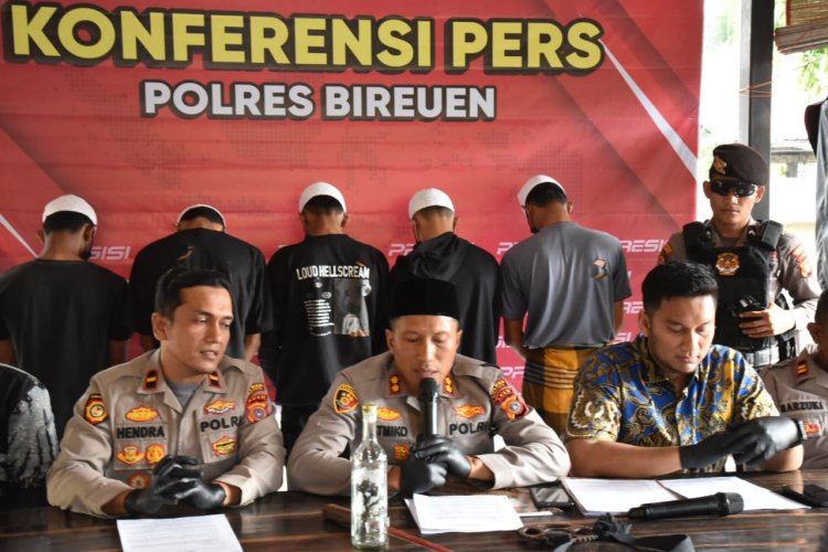 Komit Berantas Kenakalan Remaja  Polres Bireuen Kembali Amankan Kelompok Remaja Tawuran